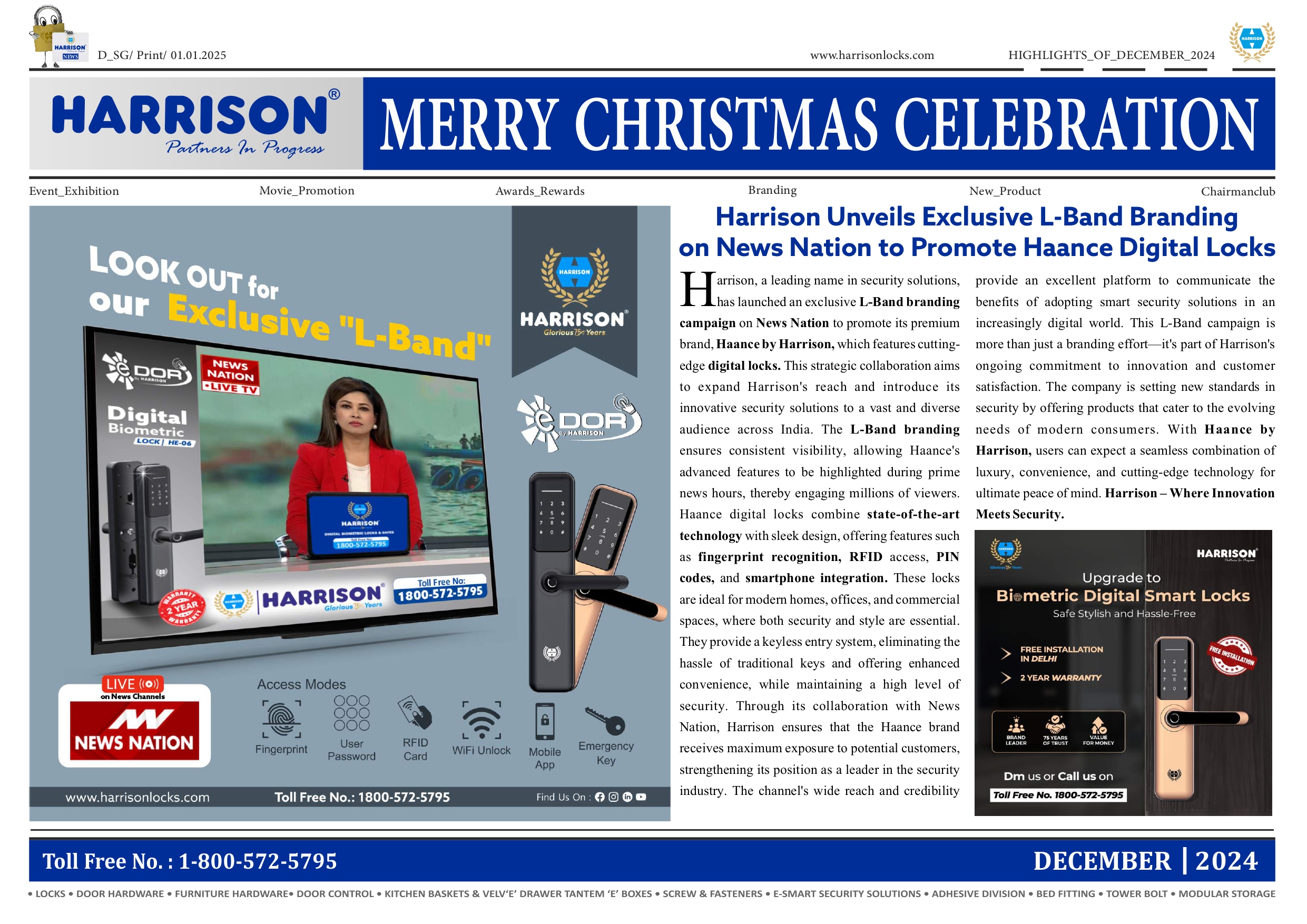 Harrison Monthly Newsletter